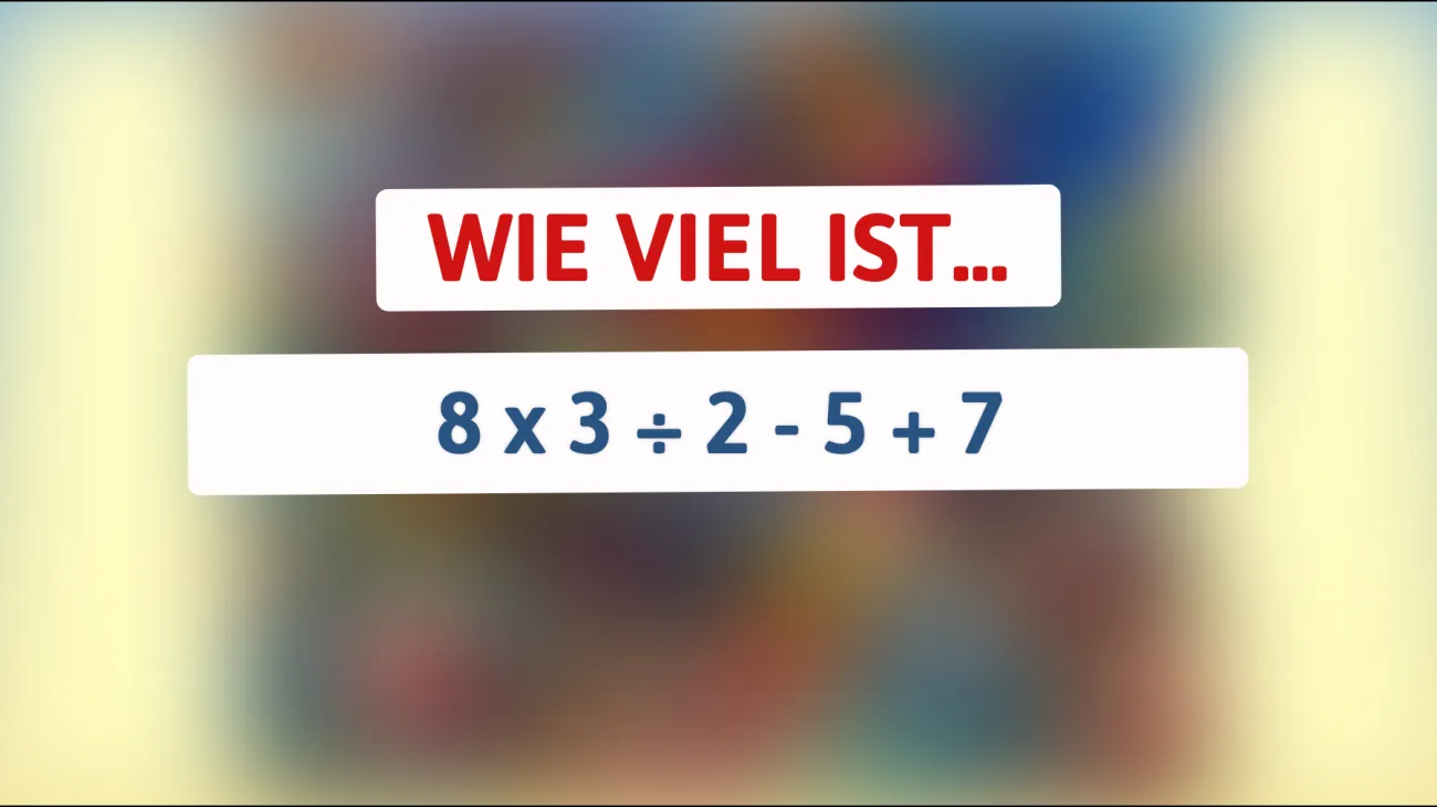 Nur 1% der Menschen kann dieses mathematische Rätsel knacken: Schlägst du sie alle?"