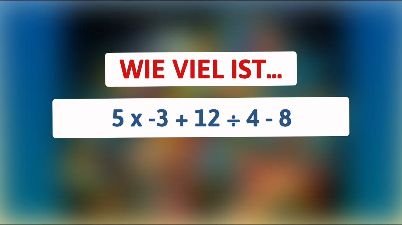 Wer löst es? Nur die cleversten Köpfe kommen in 10 Sekunden auf die Antwort dieser mathematischen Knobelei!"